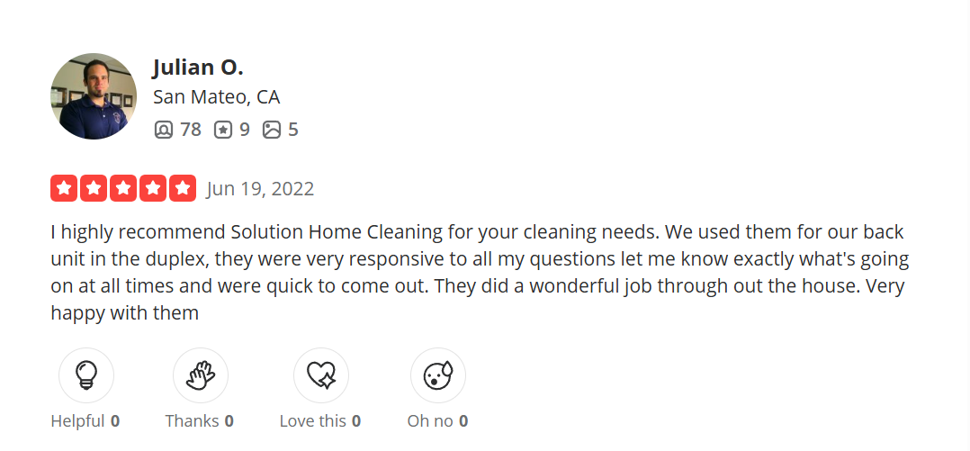 Yelp customer review screenshot 11