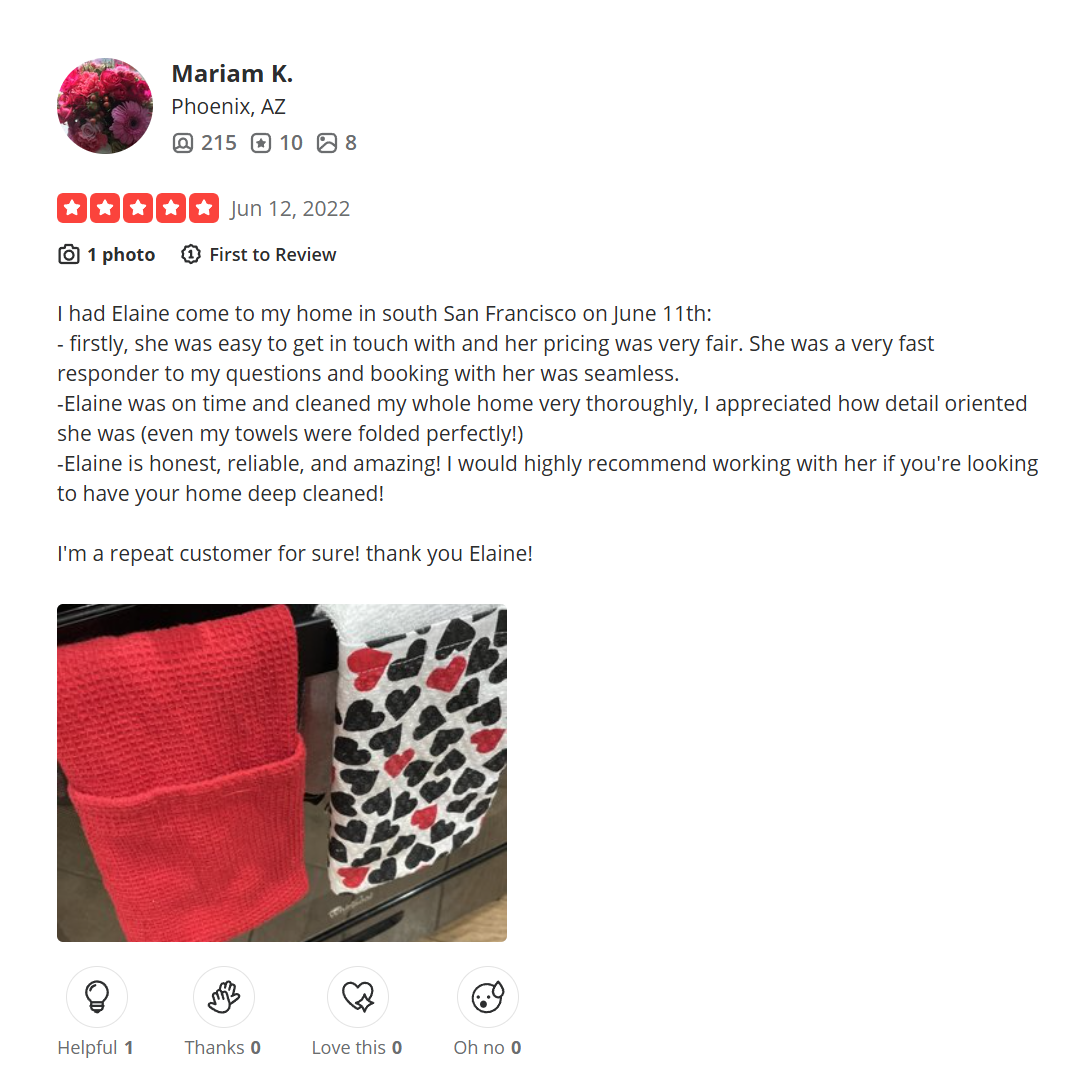 Yelp customer review screenshot 13