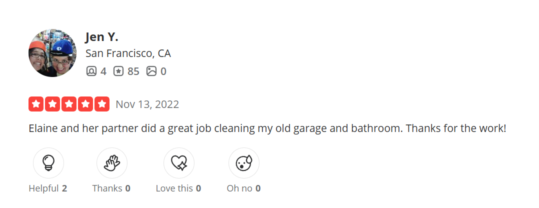 Yelp customer review screenshot 2