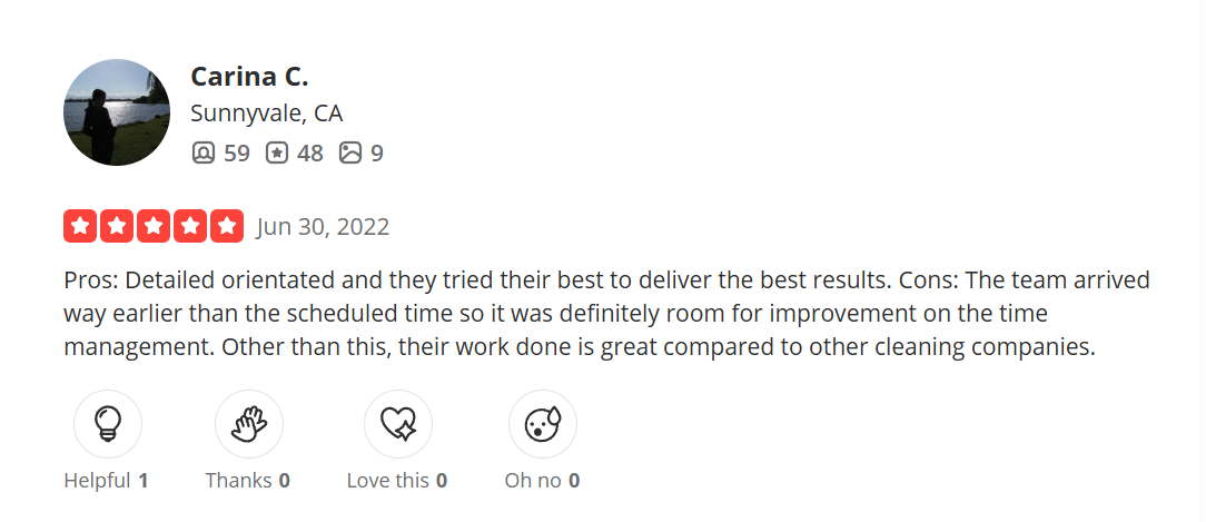 Yelp customer review screenshot 3