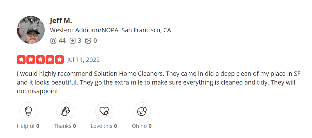 Yelp customer review screenshot 7